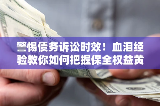 武汉警惕债务诉讼时效！血泪经验教你如何把握保全权益黄金期