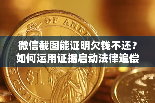 武汉微信截图能证明欠钱不还？如何运用证据启动法律追偿程序？