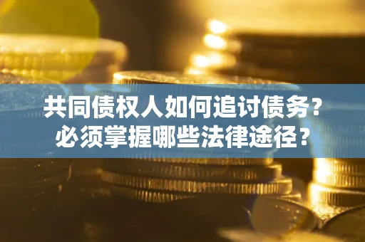武汉共同债权人如何追讨债务？必须掌握哪些法律途径？
