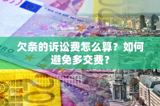 武汉欠条的诉讼费怎么算？如何避免多交费？