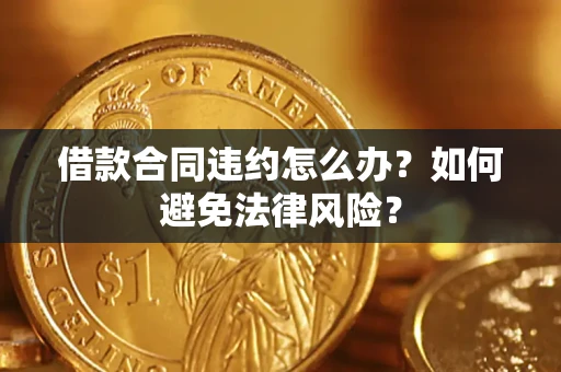 武汉借款合同违约怎么办？如何避免法律风险？
