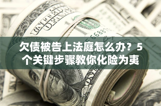 武汉欠债被告上法庭怎么办？5个关键步骤教你化险为夷