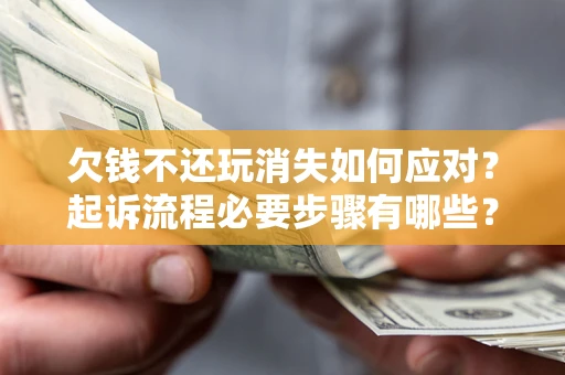 武汉欠钱不还玩消失如何应对？起诉流程必要步骤有哪些？